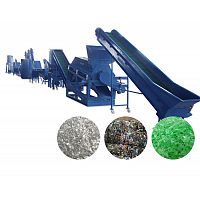 PET 塑料瓶片破碎清洗干燥生產線